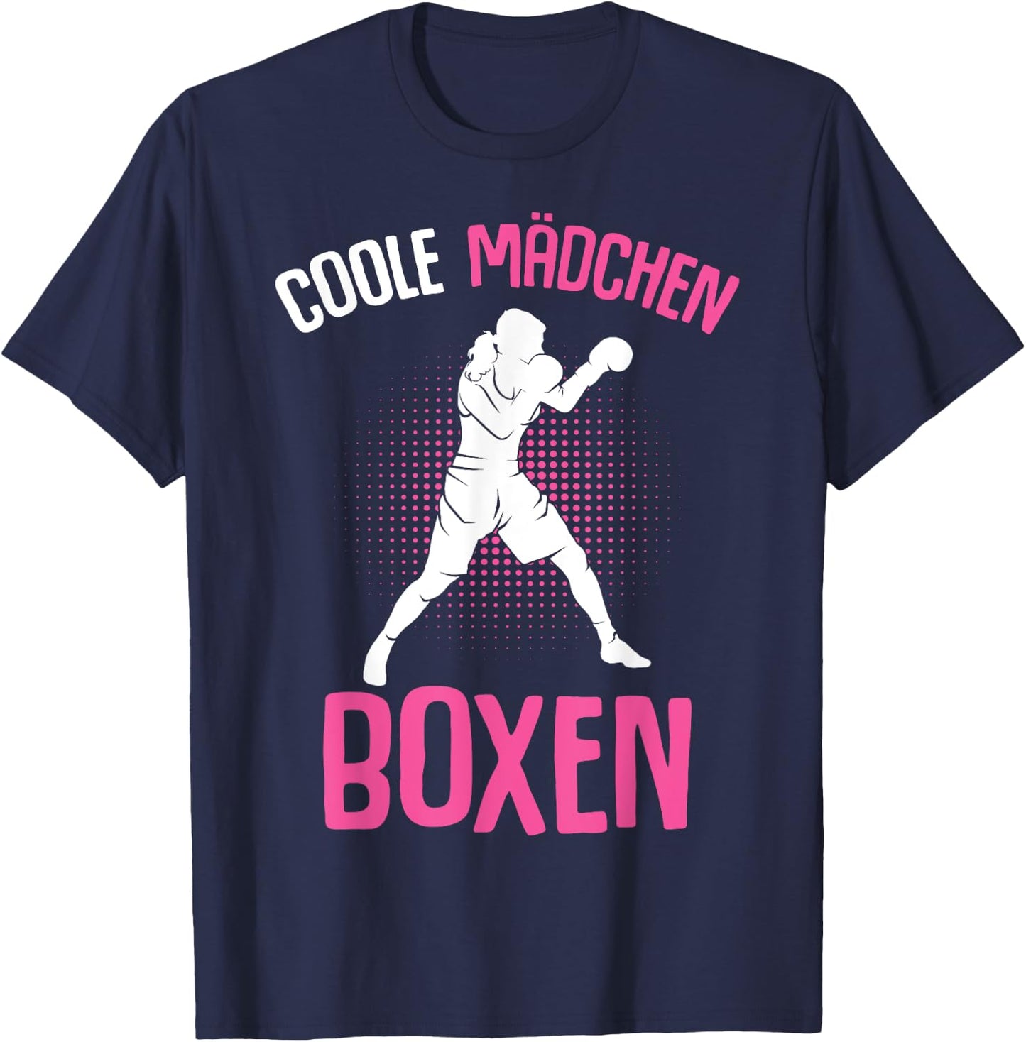 Cool Girls' Boxing Boxer Children's , black T-Shirt - T-Shirt | Navy