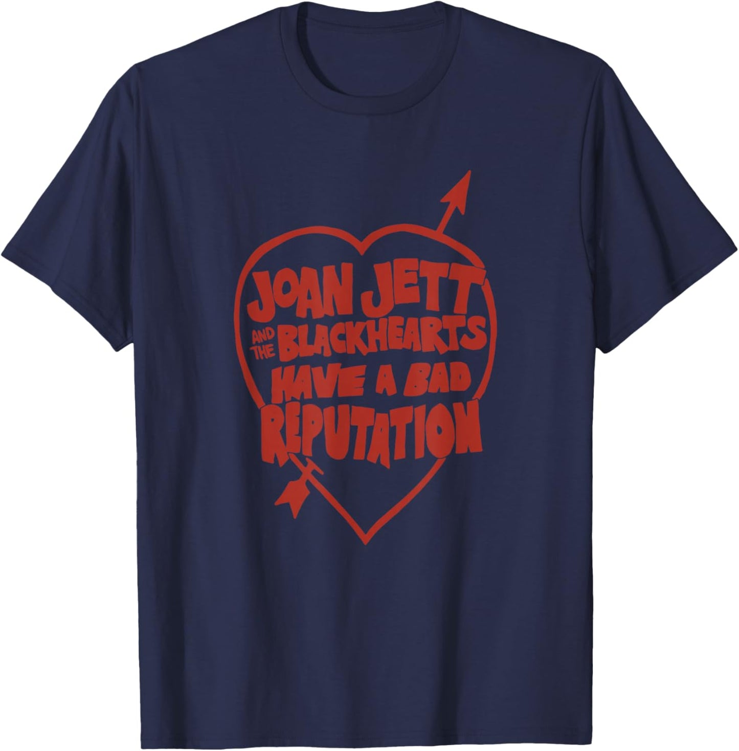 Joan Jett and the Blackhearts - Bad Reputation T-Shirt - T-Shirt | Navy