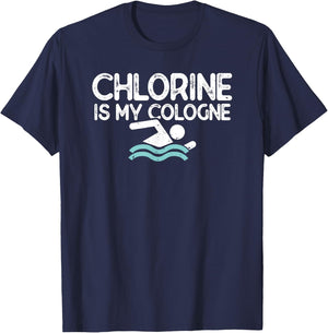 Men Swimming Saying Funny Swimmer T-Shirt - T-Shirt | Navy