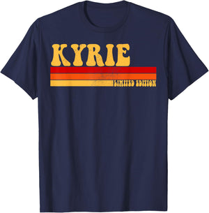 KYRIE Name Personalized Idea Men Retro Vintage KYRIE T-Shirt - T-Shirt | Navy