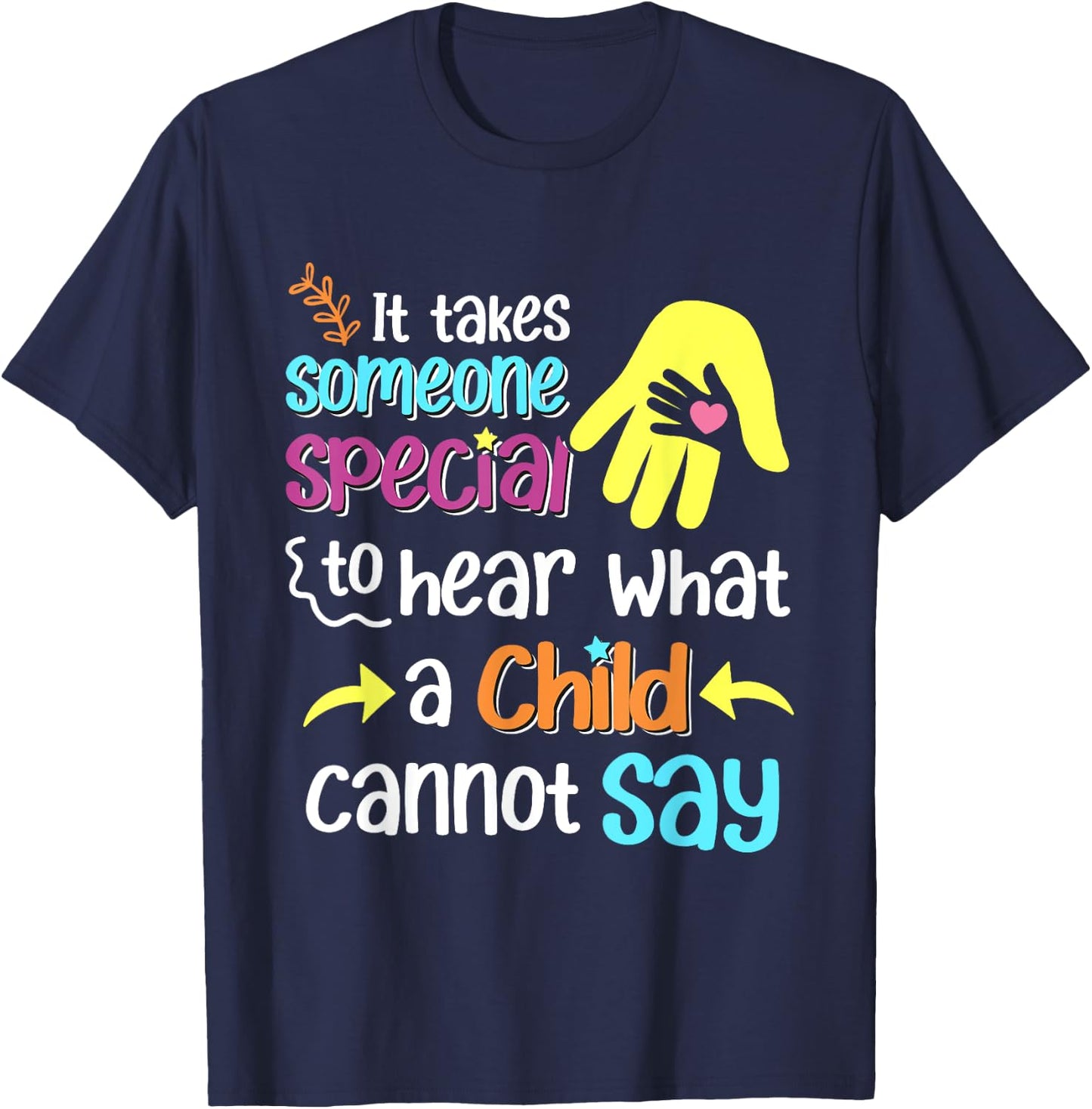 Special Ed Paraprofessional Teacher Education Women Girls Kids T-Shirt - T-Shirt | Navy