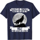 Always Be Yourself unless you can be a wolf T Shirt moon T-Shirt - T-Shirt | Navy