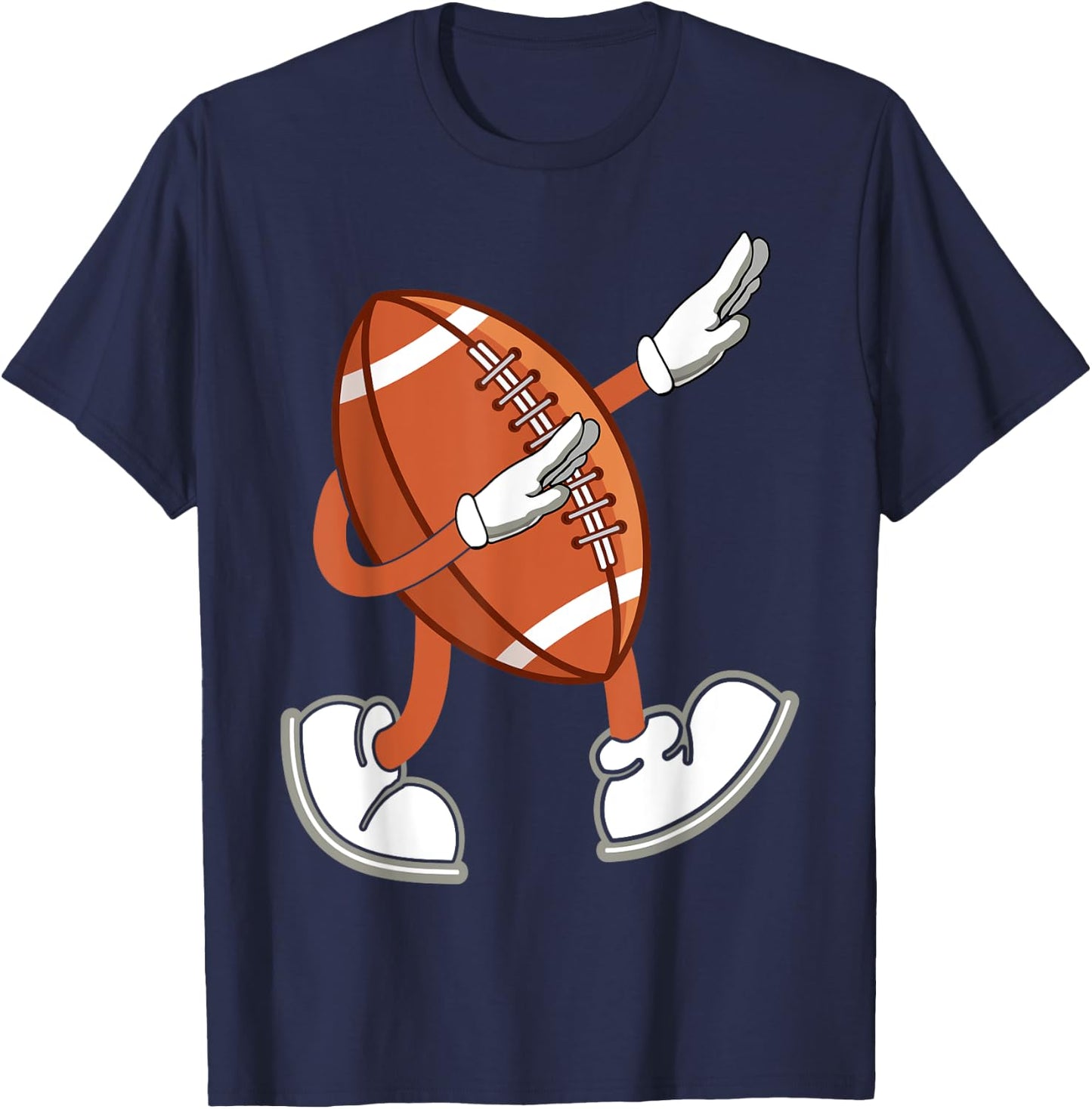 Lustige American Football Bekleidung und Geschenke - Dabbing Football Dab - -Erwachsene, -Kinder - Schwarz - S - Kurzarm T-Shirt - T-Shirt | Navy