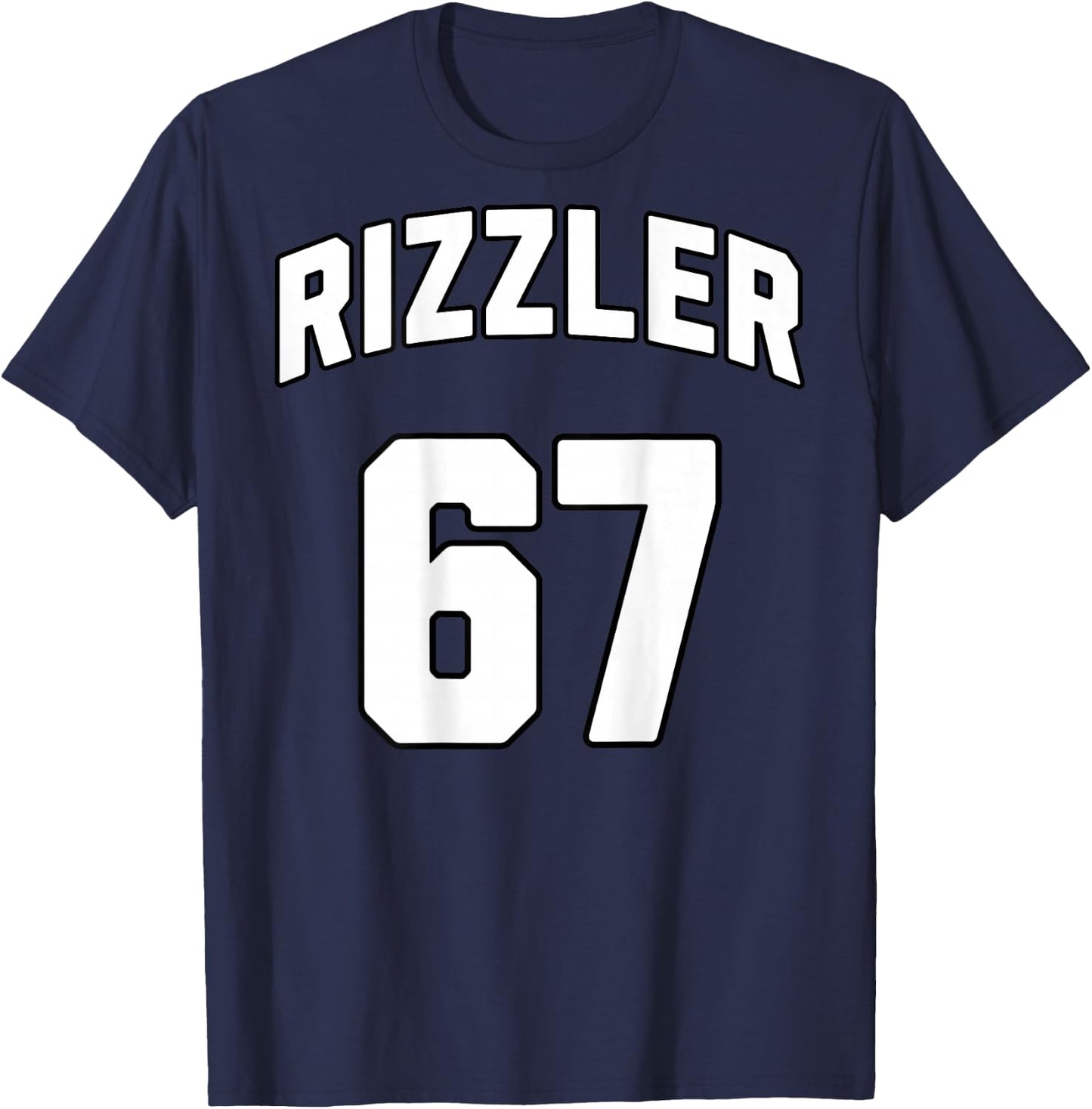 Jersey RIZZLER 67 at the back T-Shirt - T-Shirt | Navy