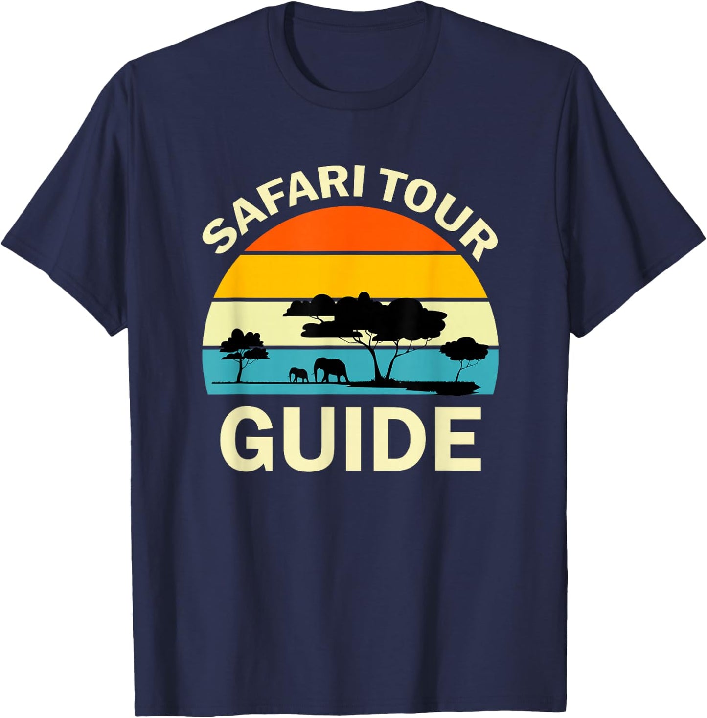 Safari Tour Guide T-Shirt - T-Shirt | Navy