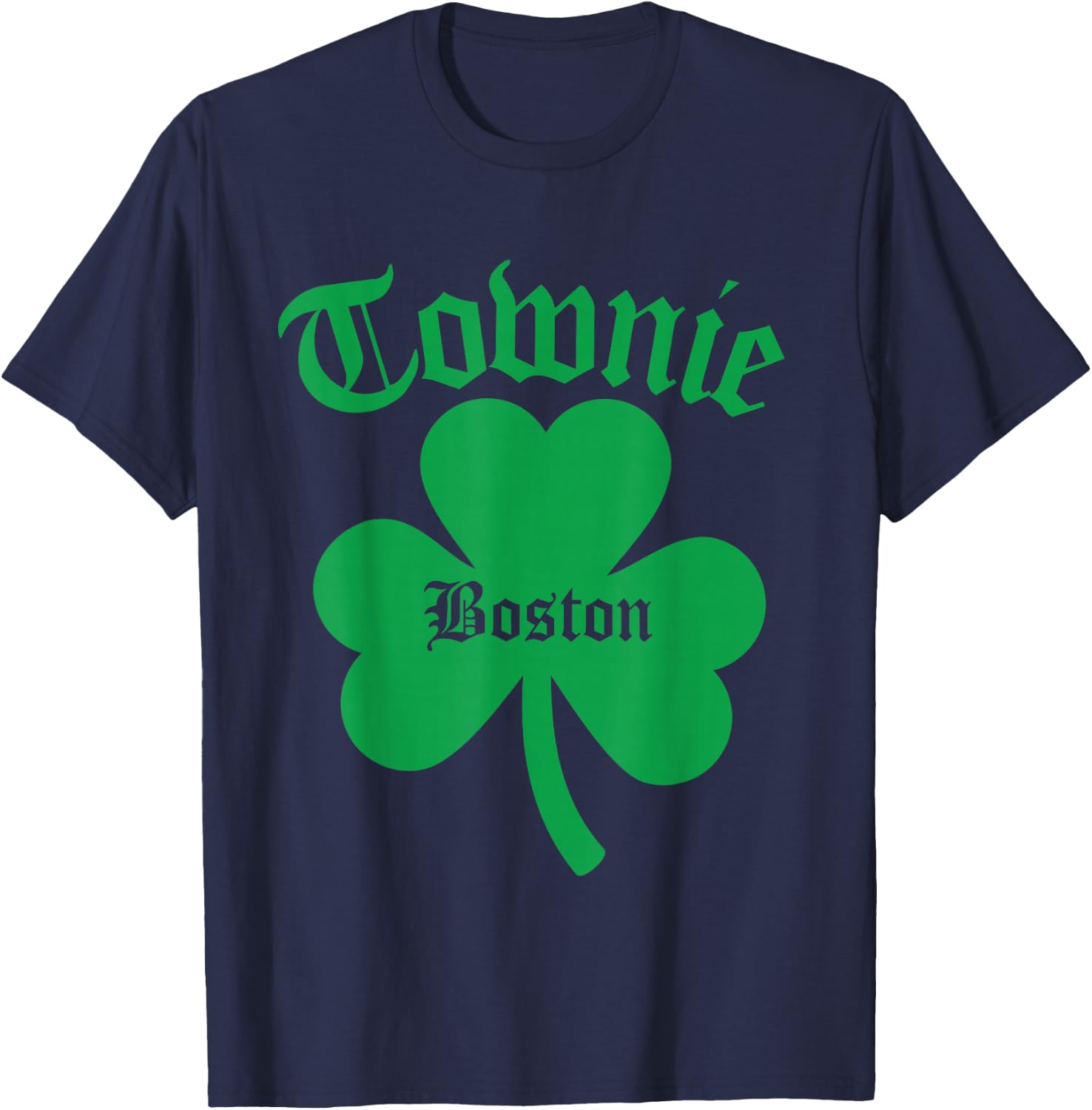 Townie, Irish Townie, St. Patrick's Day Charlestown T-Shirt - T-Shirt | Navy