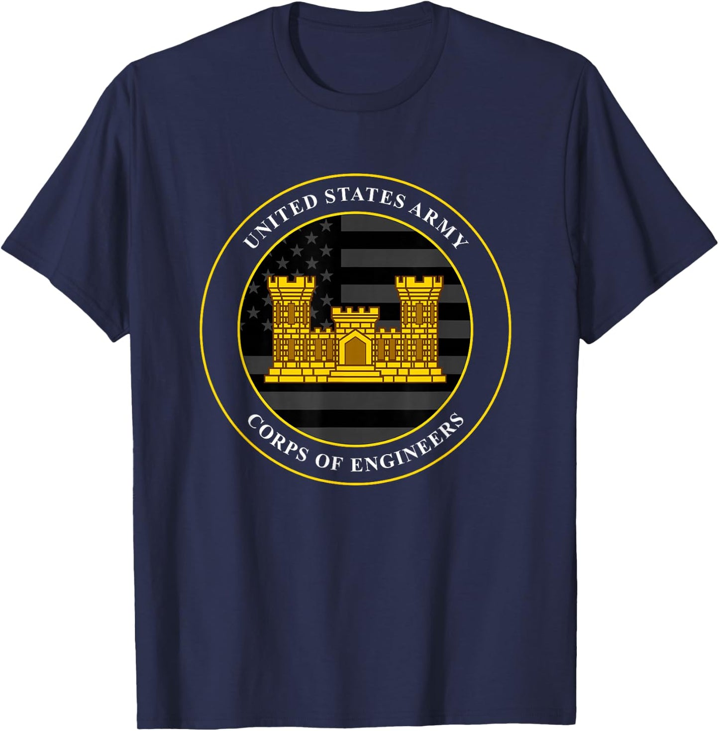 Army Corps of Engineers USACE T-Shirt - T-Shirt | Navy