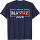 Massie 2028 for President Thomas Massie 2028 Us Flag Vintage T-Shirt - T-Shirt | Navy