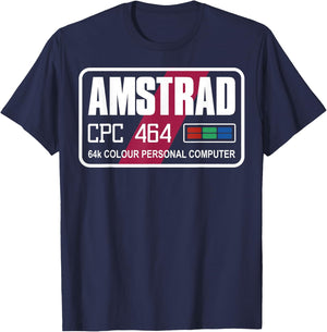 AMSTRAD - CPC 464 , Blue, S T-Shirt - T-Shirt | Navy