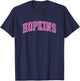 Hopkins Minnesota MN Vintage Sports Design Pink Design T-Shirt - T-Shirt | Navy