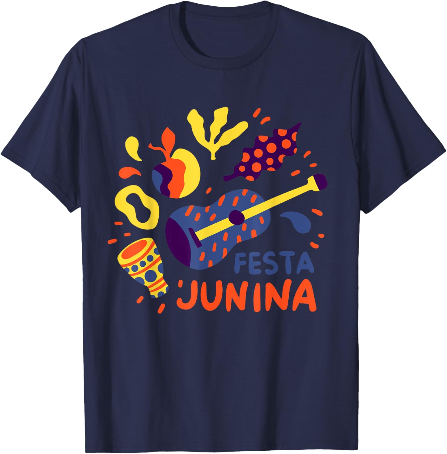 Festa Junina Brazil June Festival Brazilian Celebration T-Shirt - T-Shirt | Navy