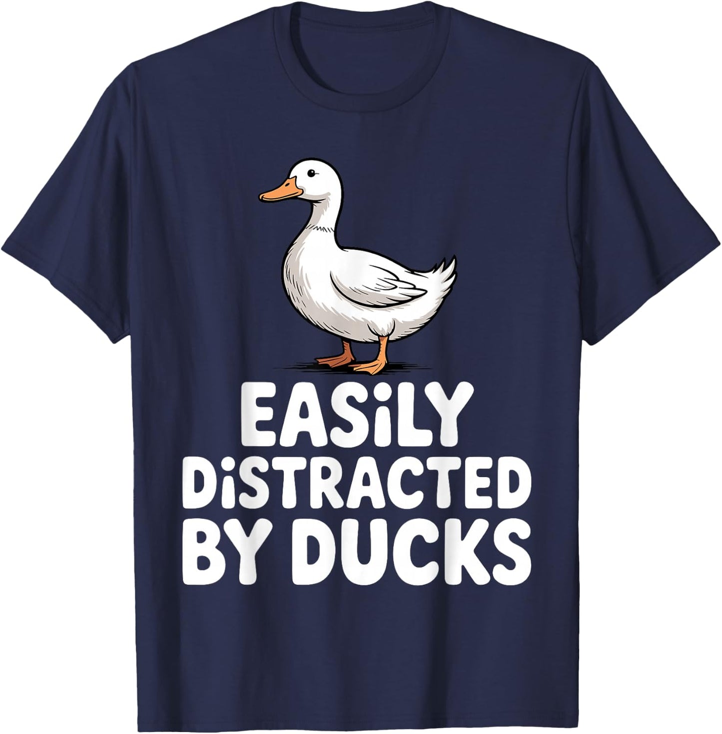 Cool Rubber Duck Design Women Kids Duck Lover T-Shirt - T-Shirt | Navy