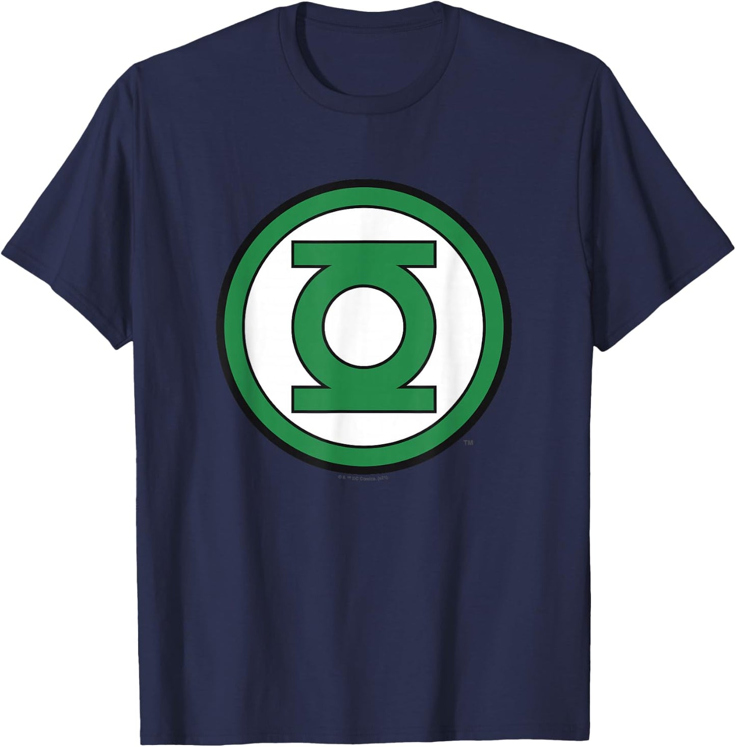 DC Comics Green Lantern Classic Logo Small T-Shirt - T-Shirt | Navy
