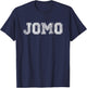 JOMO Vintage Retro College T-Shirt - T-Shirt | Navy