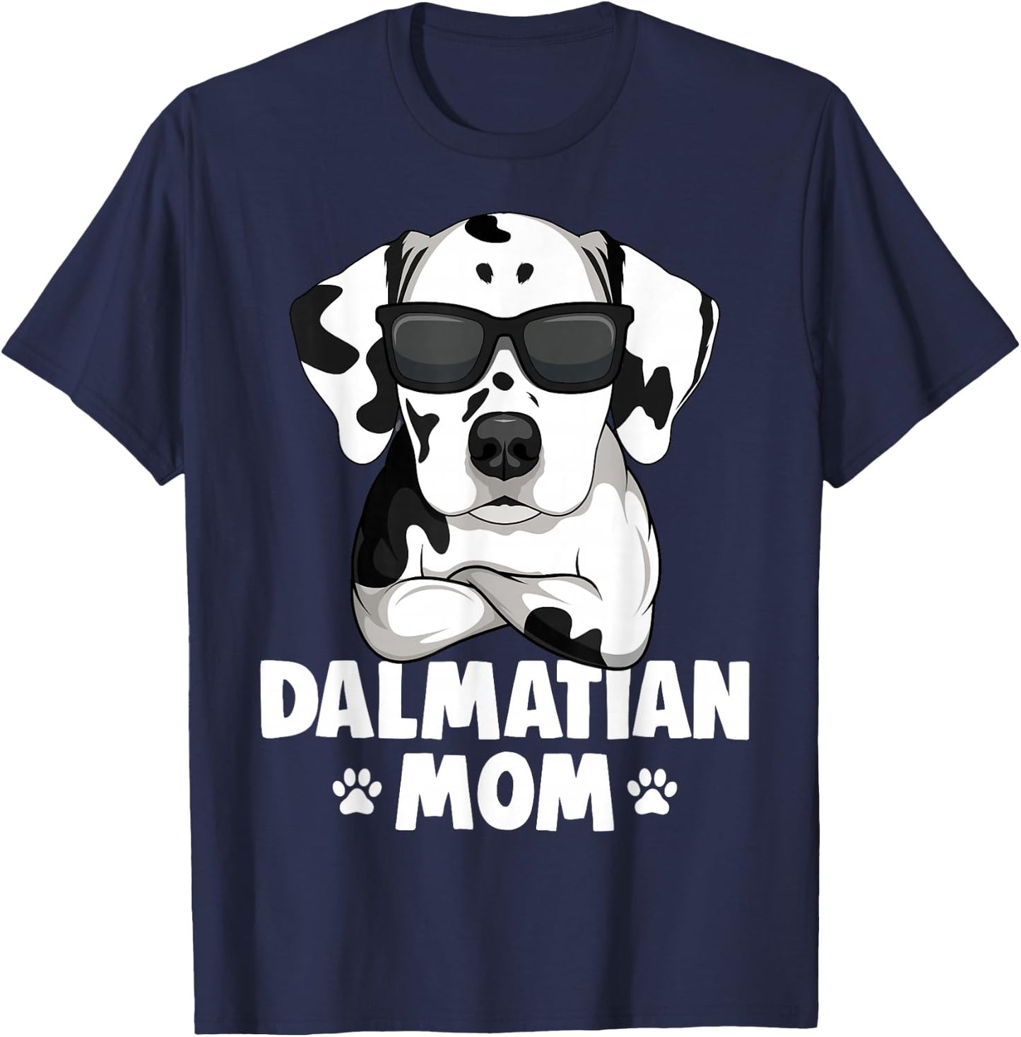 Dalmatian Dog Mom T-Shirt - T-Shirt | Navy