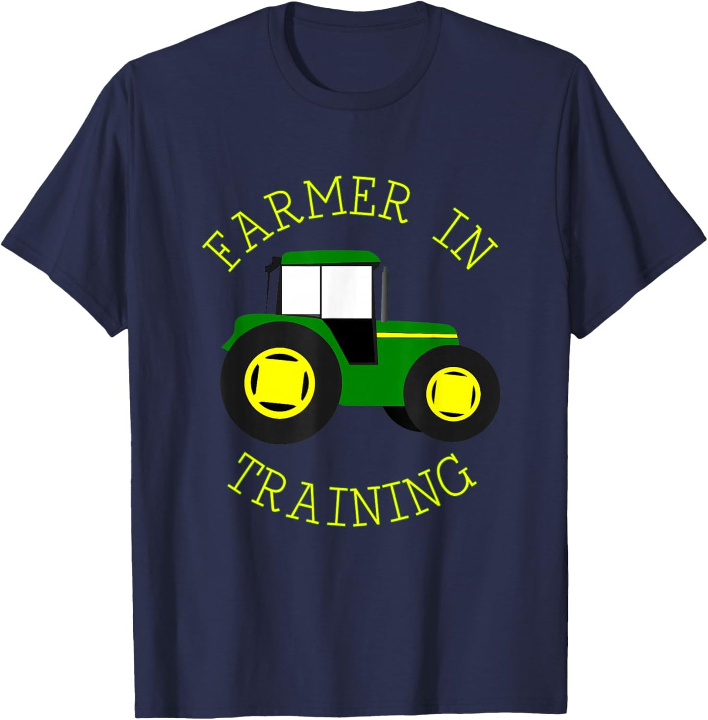 Farmer In Training Tractor T-Shirt - T-Shirt | Navy