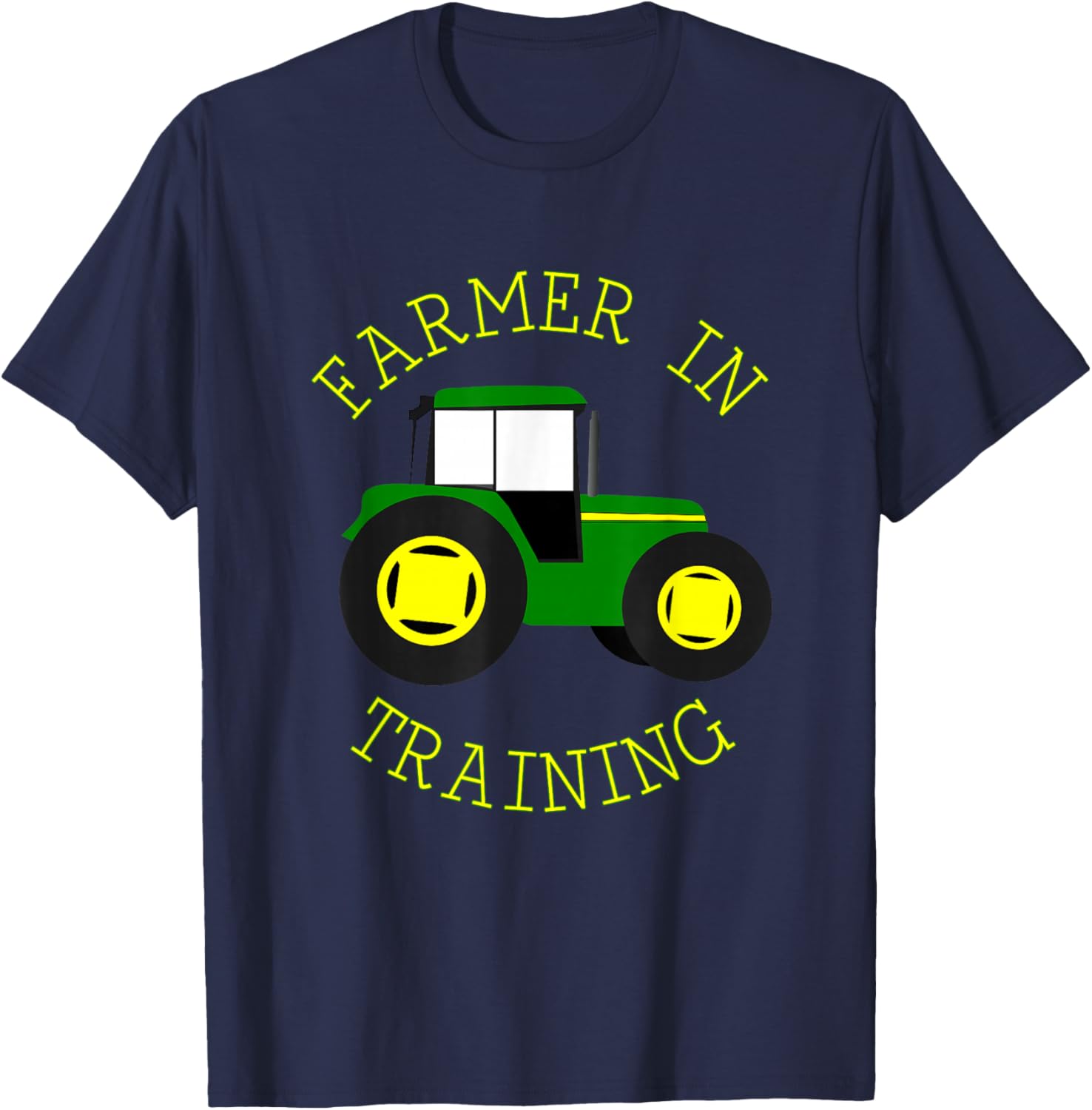 Farmer In Training Tractor T-Shirt - T-Shirt | Navy