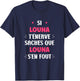 Name Si Louna t'éénerve Humour Name Louna , Black, Female X-Small T-Shirt - T-Shirt | Navy