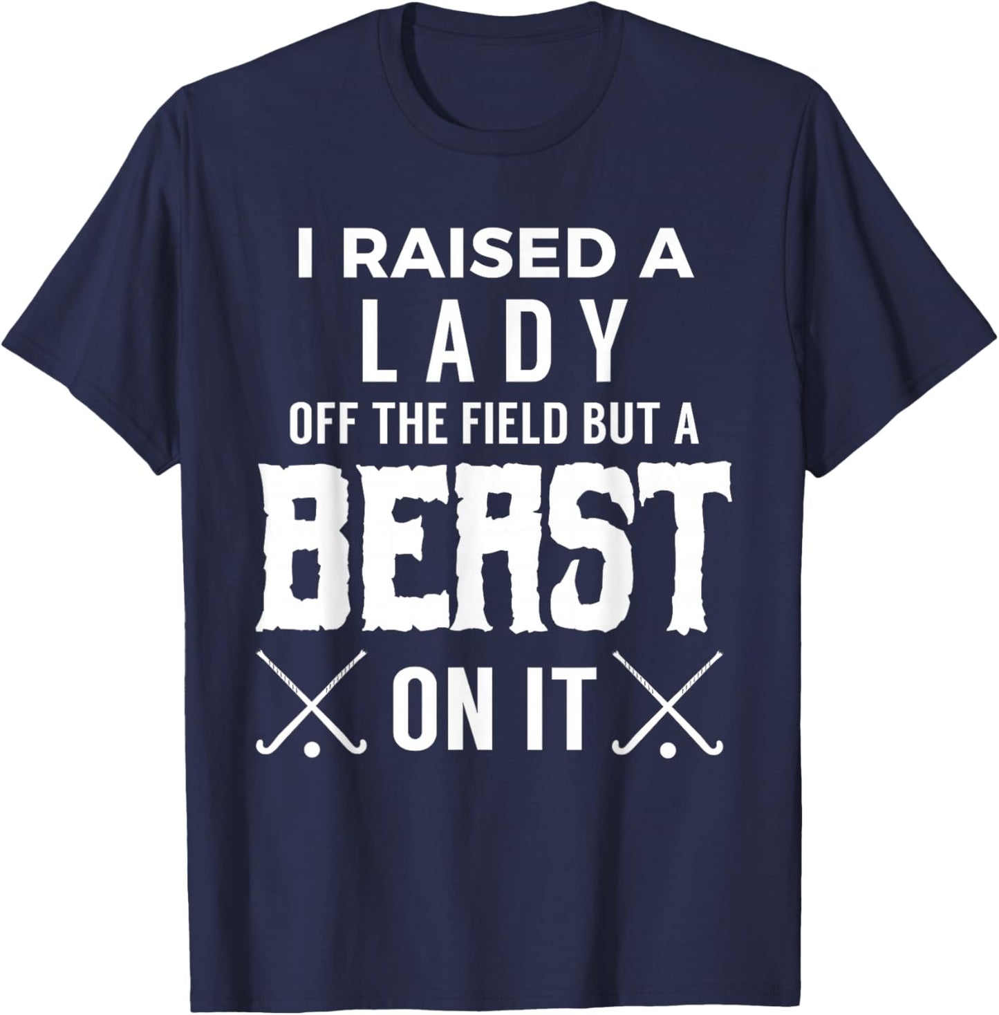 Beast on the Field Shirt - Funny Proud Mom & Dad T-Shirt - T-Shirt | Navy