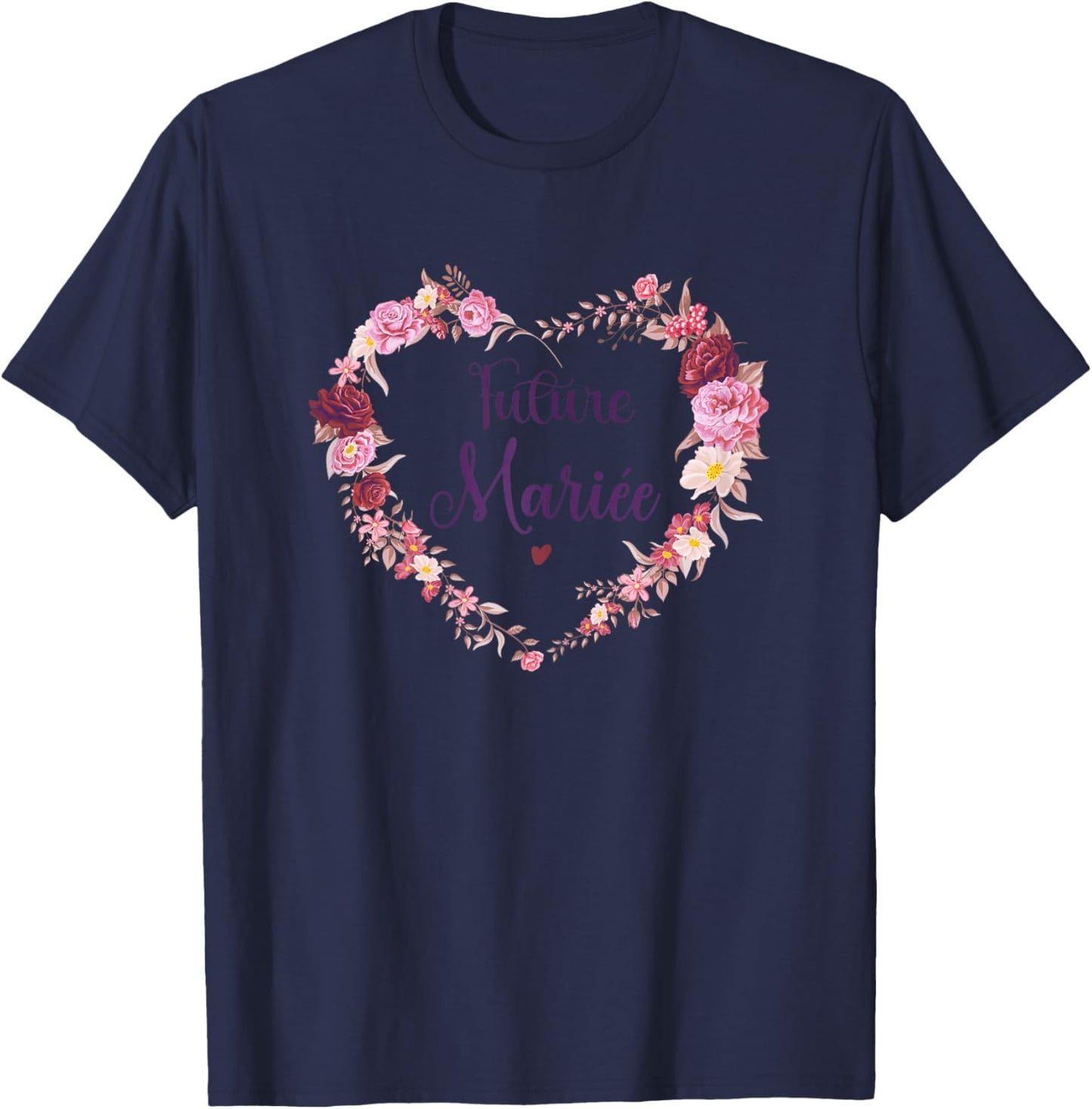 Evjf Future Bride Crown Evjf Terracotta Bride Future , white T-Shirt - T-Shirt | Navy