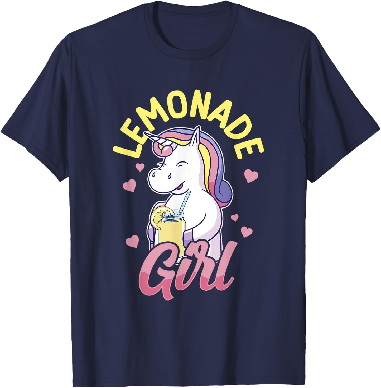 Lemonade Girl Lemonade Stand Boss T-Shirt - T-Shirt | Navy