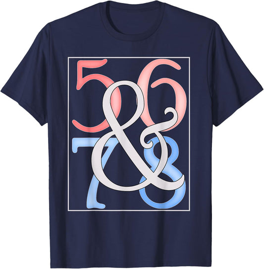 &5678 Funny Dance Count T-Shirt - T-Shirt | Navy