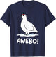 Awebo Meme Willow Ptarmigan Awebo Bird Funny Arctic Chicken T-Shirt - T-Shirt | Navy