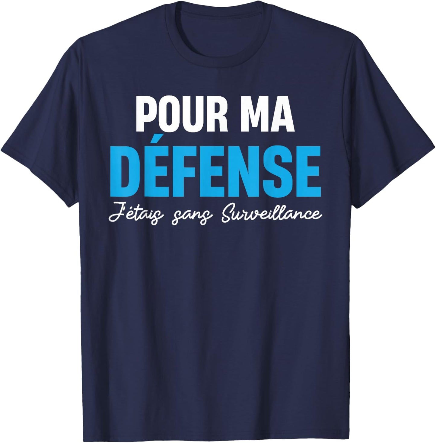 Funny Funny Sarcastic I Was Unattended , Black, S T-Shirt - T-Shirt | Navy