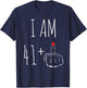 I Am 41 Plus 1 Middle Finger 42nd Birthday , black, S T-Shirt - T-Shirt | Navy