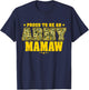 Proud To Be An Army Mamaw - Camo Pride Military Grandma T-Shirt - T-Shirt | Navy
