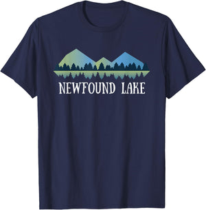 New Hampshire Shirt | Newfound Lake NH T-Shirt - T-Shirt | Navy