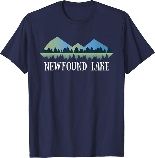 New Hampshire Shirt | Newfound Lake NH T-Shirt - T-Shirt | Navy