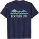 New Hampshire Shirt | Newfound Lake NH T-Shirt - T-Shirt | Navy