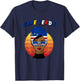 Cape Verde, flag of Cape Verde, Cape Verdean girl, Cape Verdean , Black, Female X-Small T-Shirt - T-Shirt | Navy