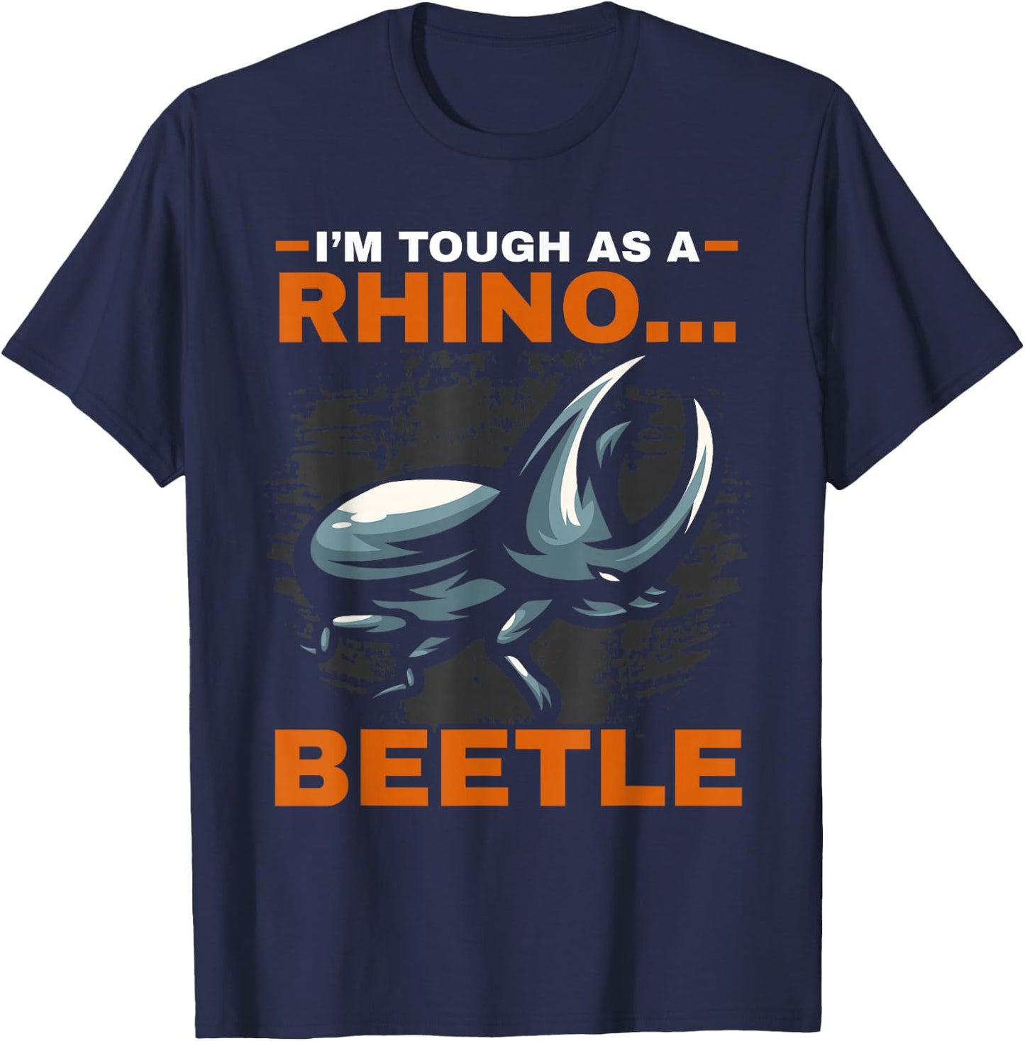 Rhino Beetle Insect Lover Entomology Rhinoceros Beetle T-Shirt - T-Shirt | Navy