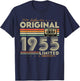 Original 1955 Vintage Gift 70th Birthday Man Woman , Black, S T-Shirt - T-Shirt | Navy