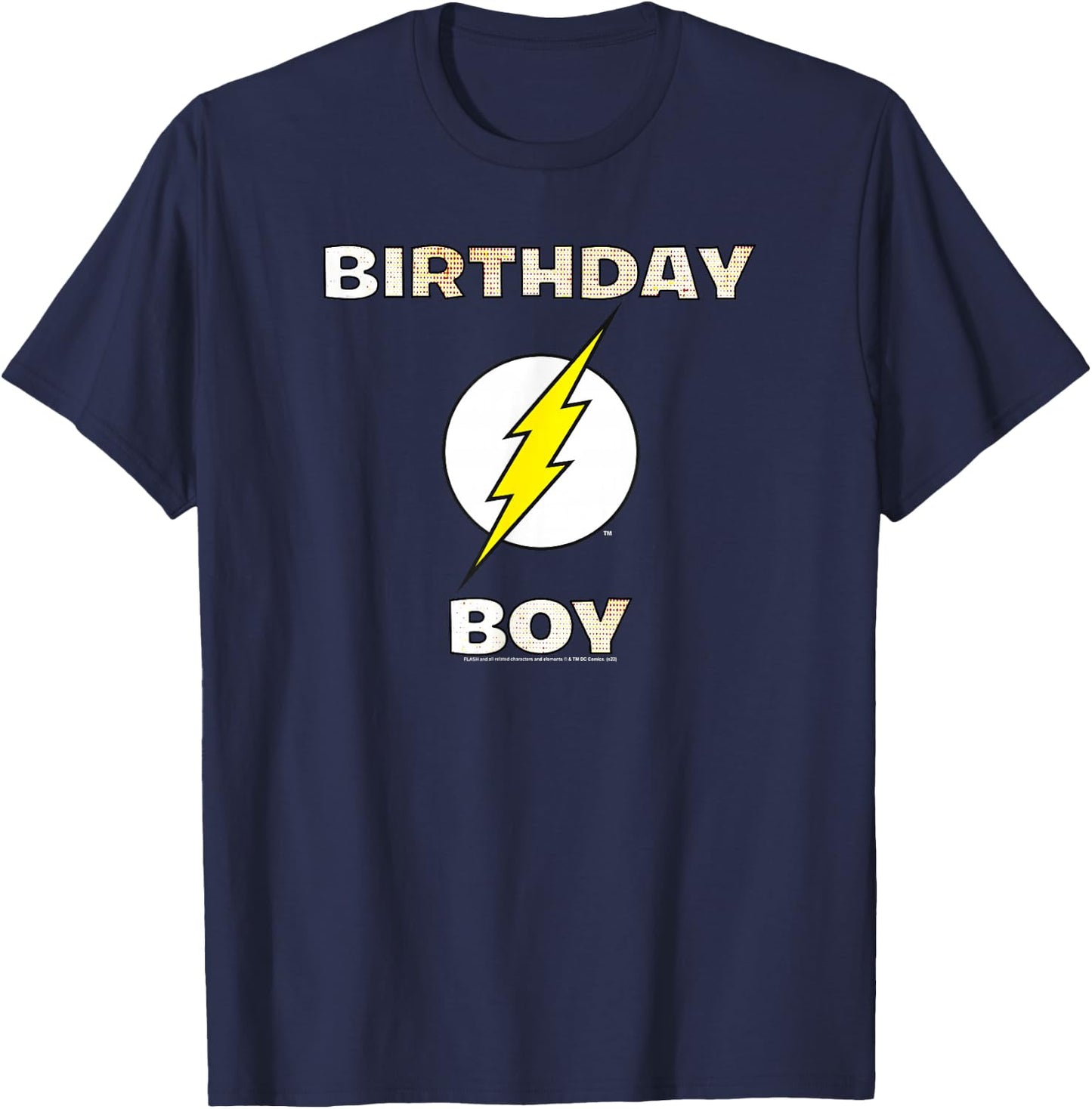 DC Comics Justice League The Flash Birthday Boy T-Shirt - T-Shirt | Navy