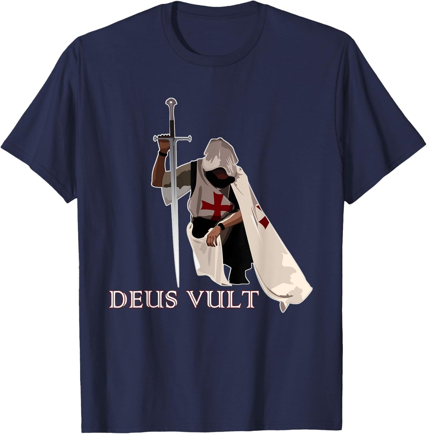 Knight Templar Crusader T-Shirt - T-Shirt | Navy