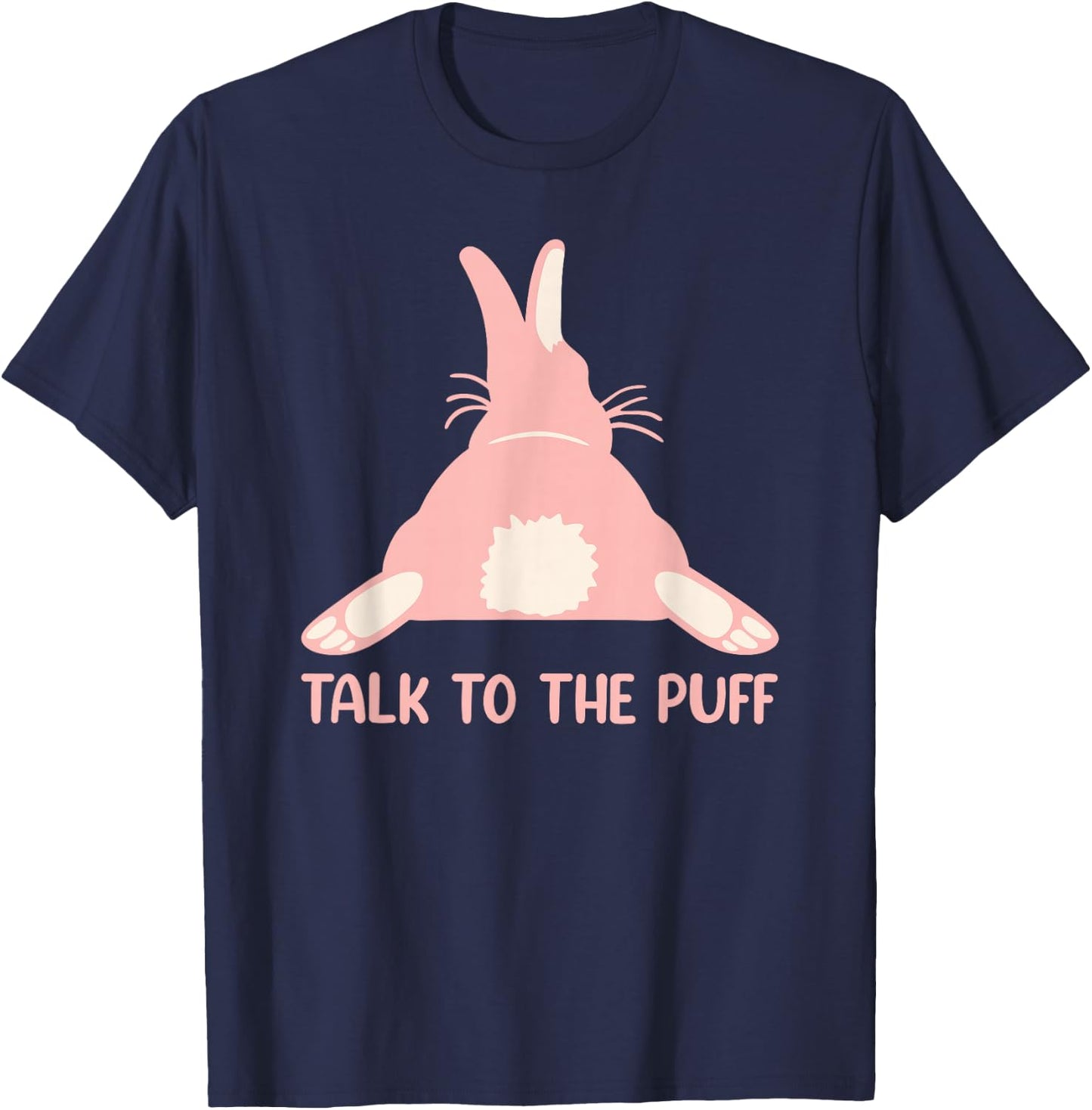 Talk To The Puff Rabbit T-Shirt - T-Shirt | Navy