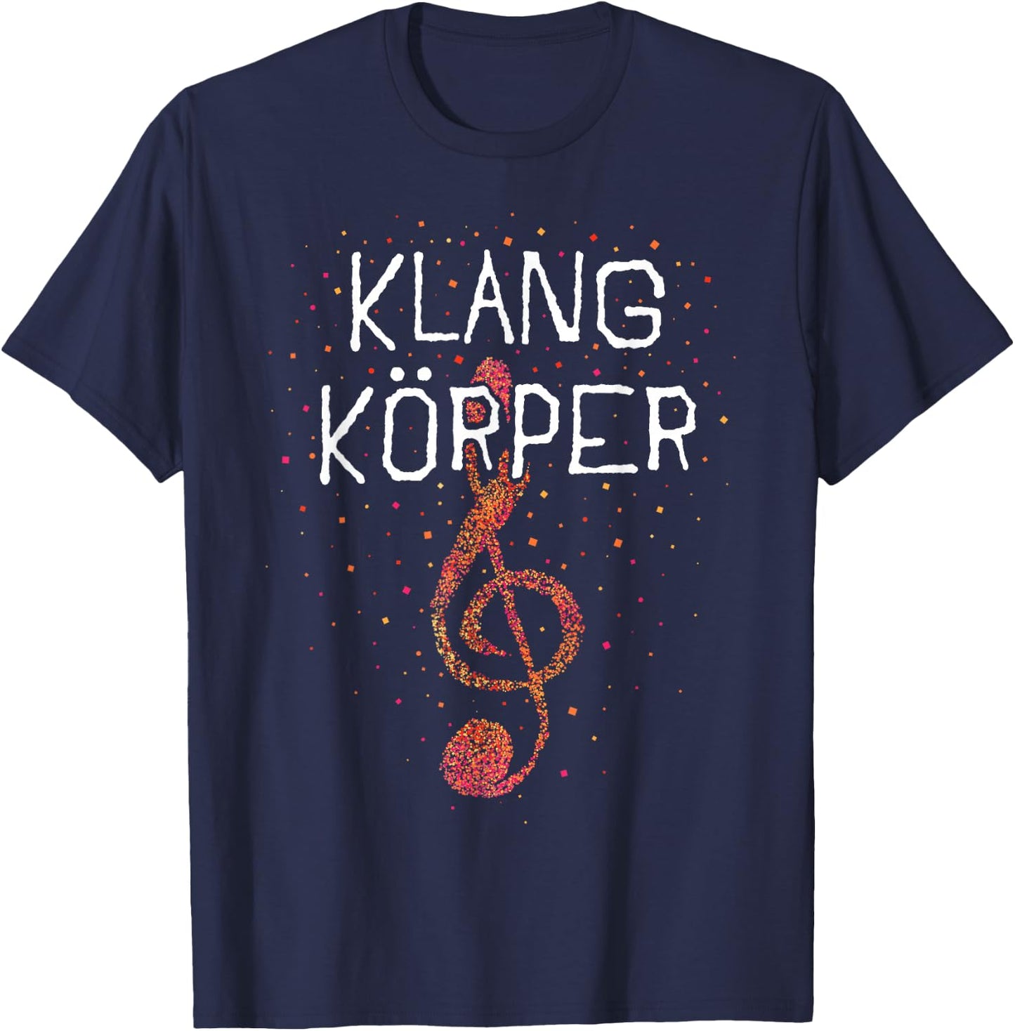 Music Clef Singer Choir Choir Gift T-Shirt - T-Shirt | Navy