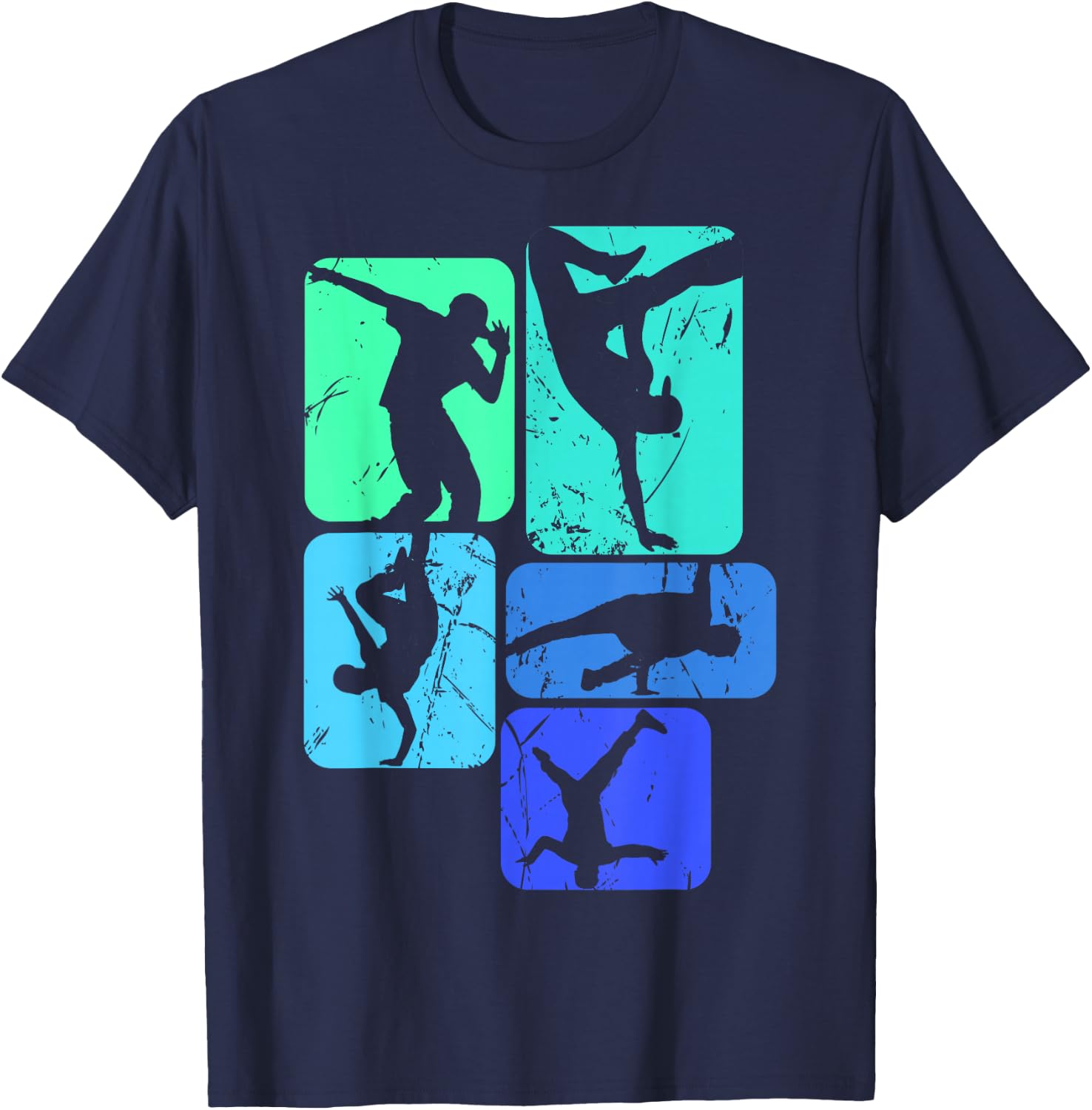 Breakdance Breakdancer Breakdancing Children's Boys Men's T-Shirt - T-Shirt | Navy