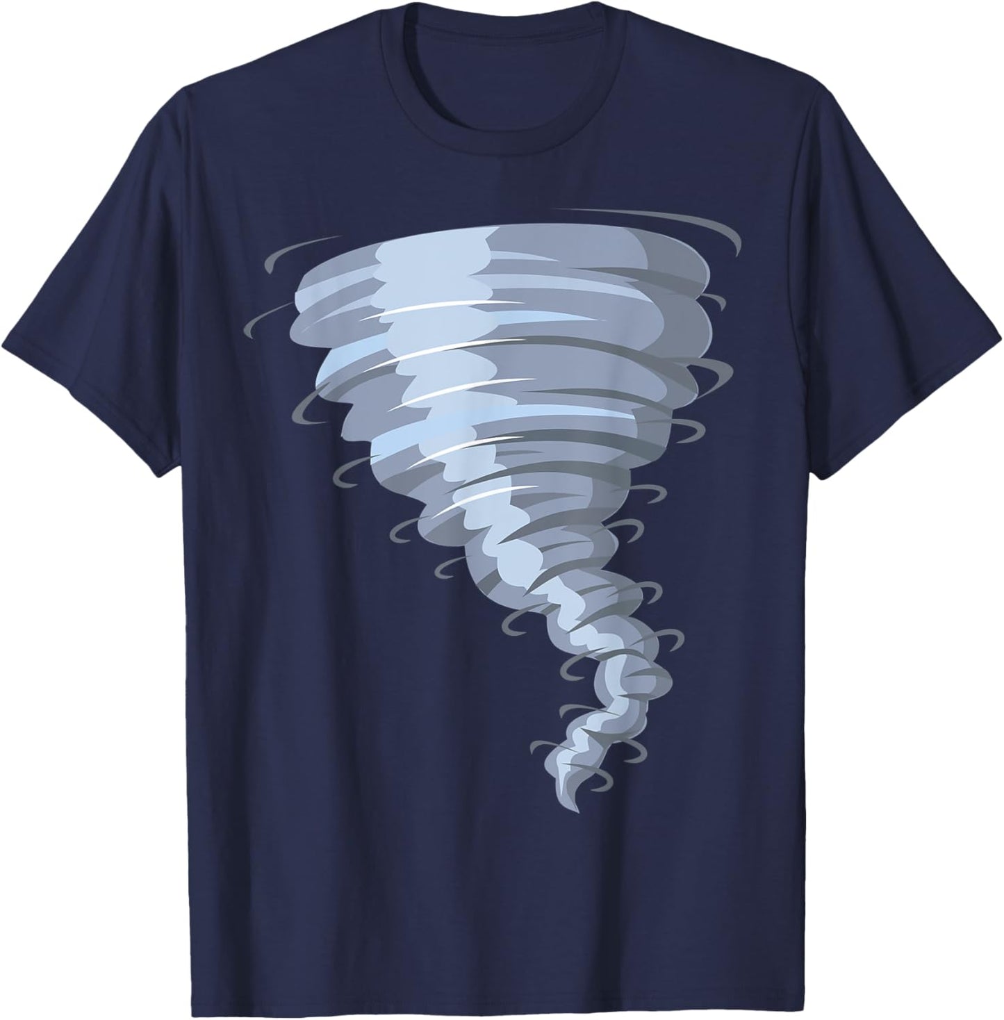 Tornado Costume Shirt Storm Twister Scary Weather Hurricane T-Shirt - T-Shirt | Navy