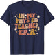In My Phys Ed Teacher Era Retro Groovy Teacher Physical Ed Men Women T-Shirt - T-Shirt | Navy
