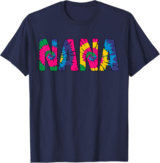 Tie-Dye Nana T-Shirt - T-Shirt | Navy