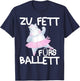 Zu fett fürs Ballett T-Shirt - T-Shirt | Navy