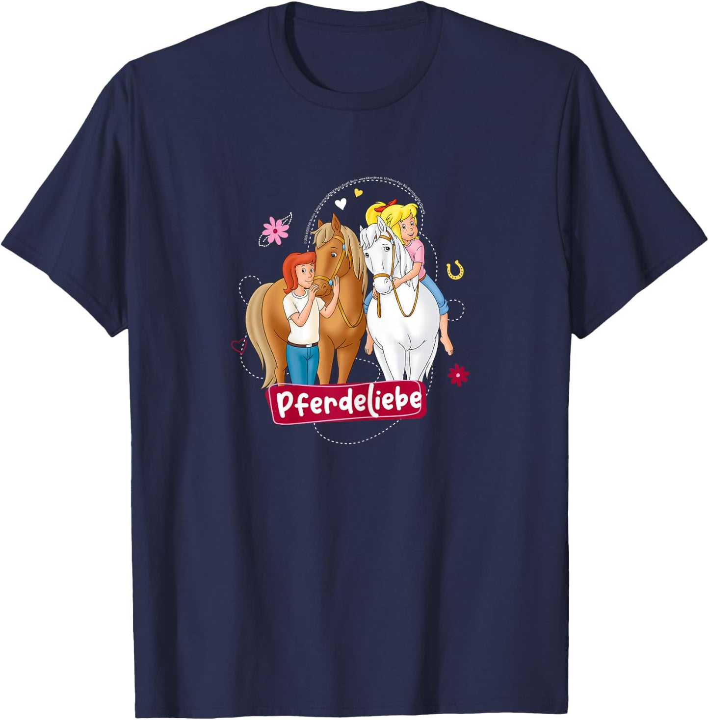 Bibi & Tina - Original Pferdeliebe T-Shirt - T-Shirt | Navy