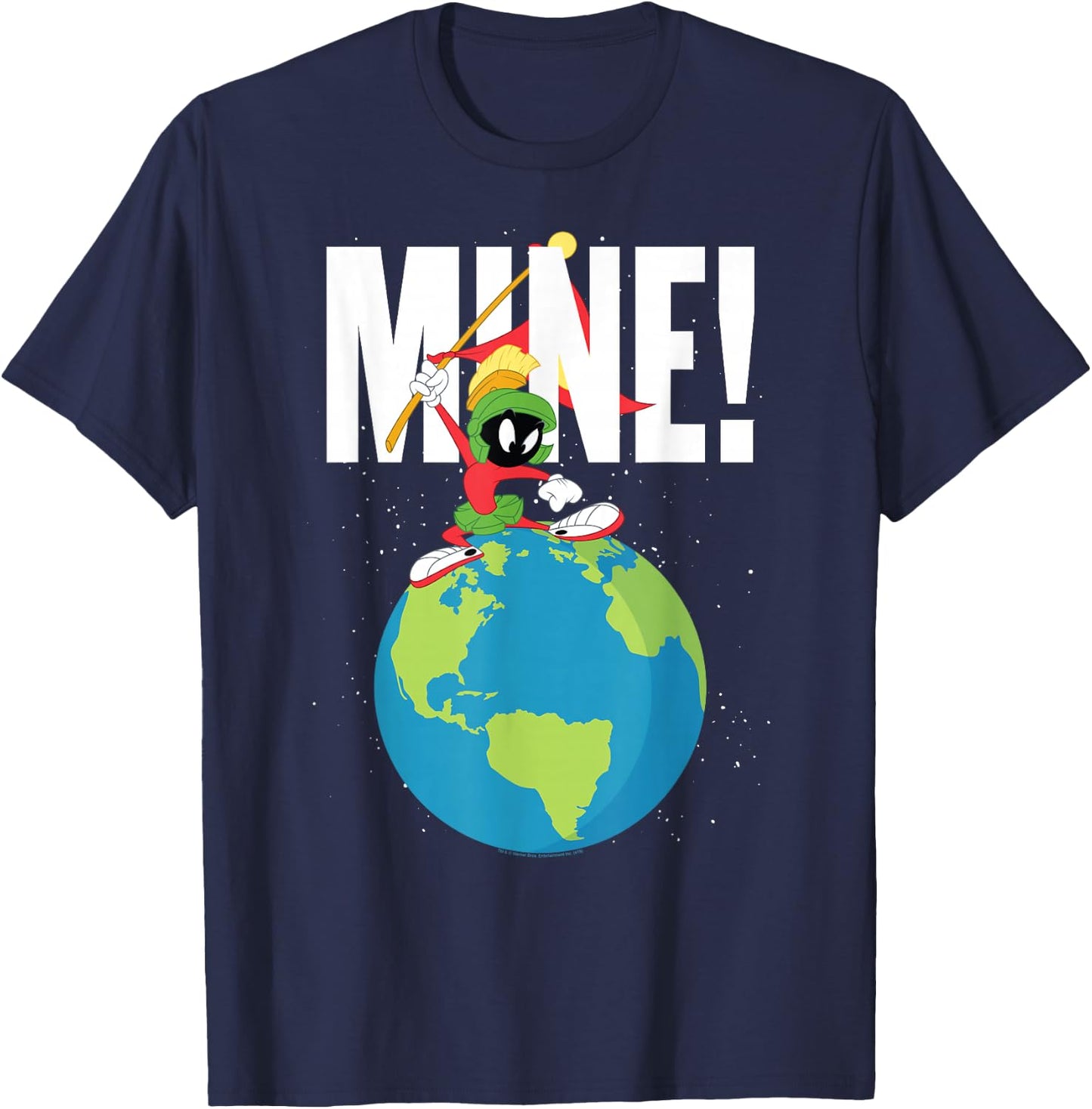 Looney Tunes Marvin the Martian Mine T-Shirt - T-Shirt | Navy