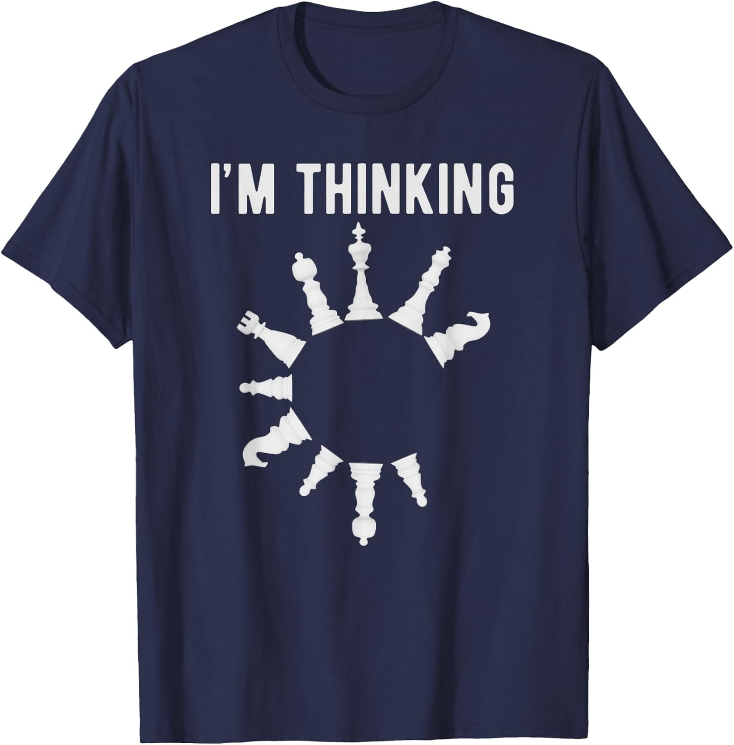 Chess Art Women Boys Girls Chess Player Chess Lover T-Shirt - T-Shirt | Navy