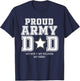 Proud Army Dad My Son, My Soldier, My Hero Veteran T T-Shirt - T-Shirt | Navy