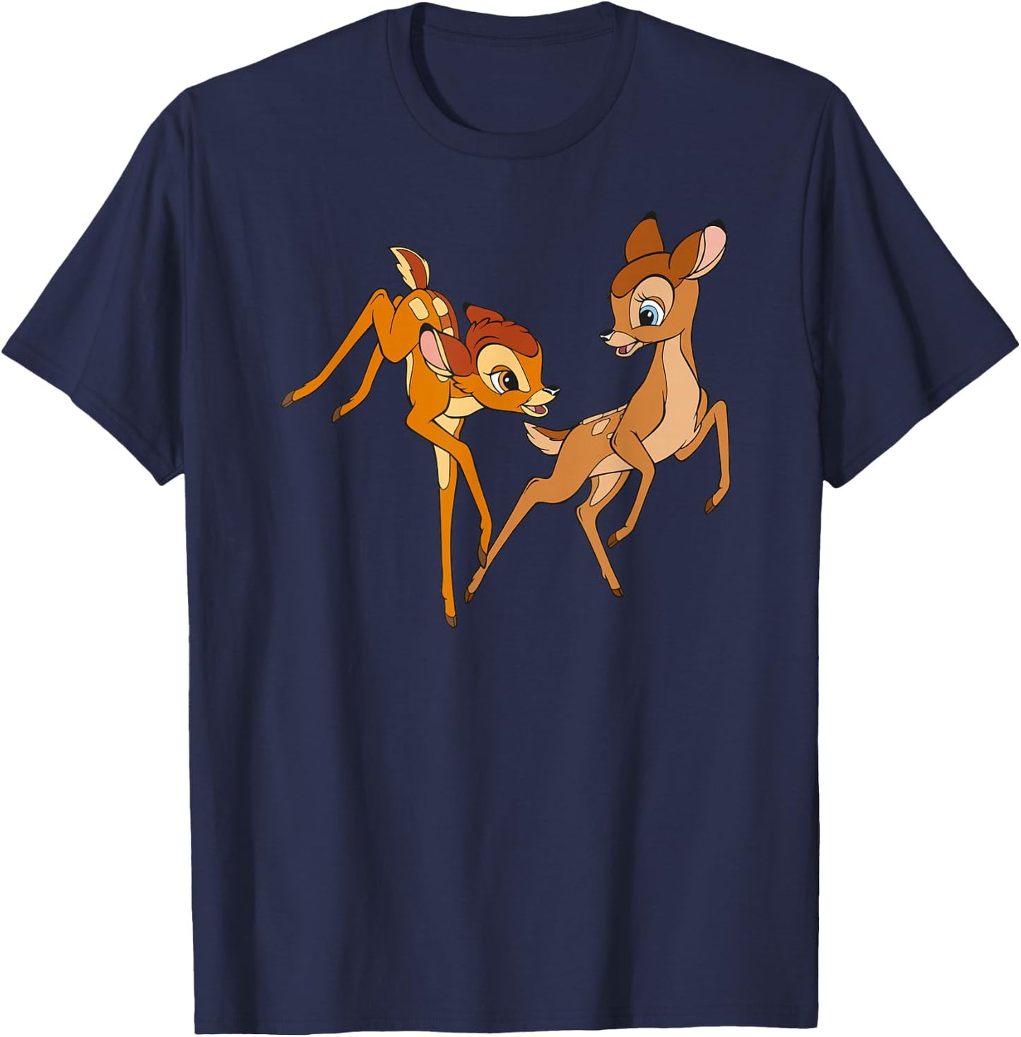 Bambi fawn , Black, S T-Shirt - T-Shirt | Navy